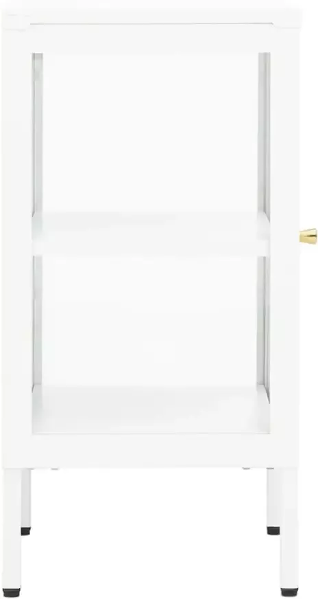 VidaXL -Dressoir-38x35x70-cm-metaal-en-glas - Foto 3