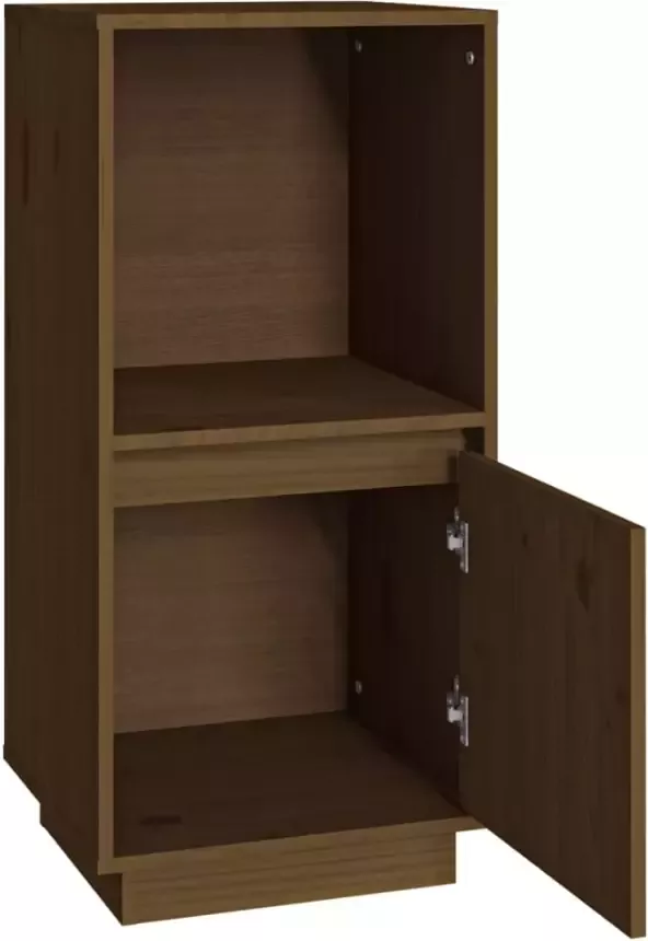 VidaXL -Dressoir-38x35x80-cm-massief-grenenhout-honingbruin - Foto 3