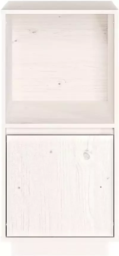 VidaXL -Dressoir-38x35x80-cm-massief-grenenhout-wit - Foto 5