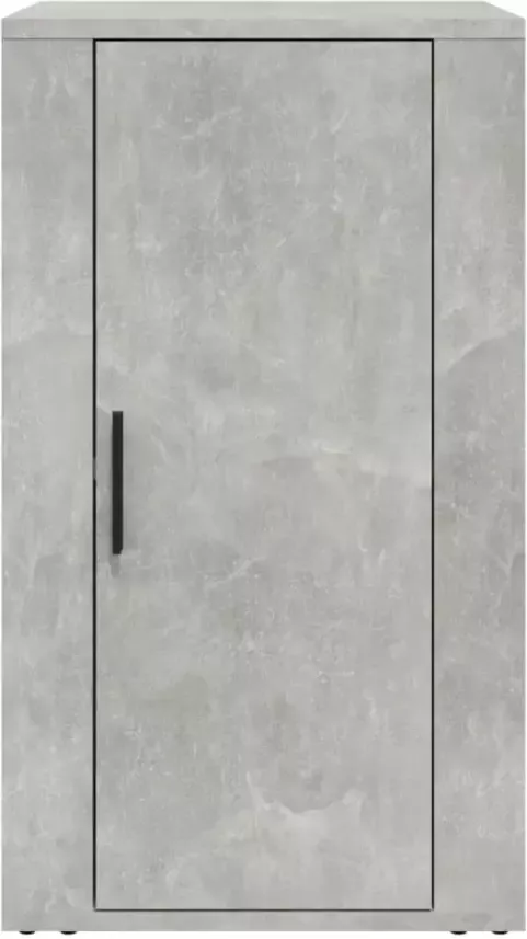 VidaXL -Dressoir-40x33x70-cm-bewerkt-hout-betongrijs - Foto 4