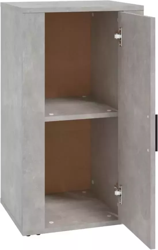 VidaXL -Dressoir-40x33x70-cm-bewerkt-hout-betongrijs - Foto 3