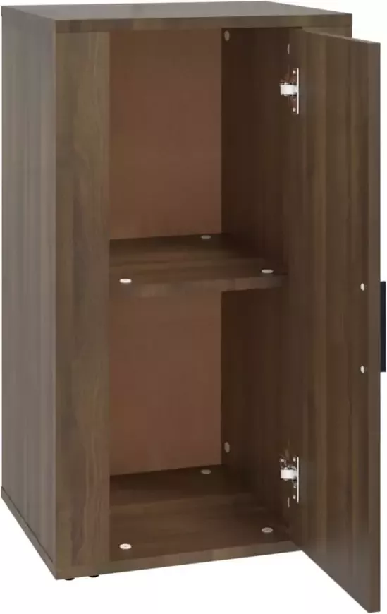 VidaXL Dressoir 40x33x70 cm Bruin Eikenkleur Dressoir Houten Dressoir Bruine Eiken Dressoir Opbergmeubel Salontafel - Foto 4