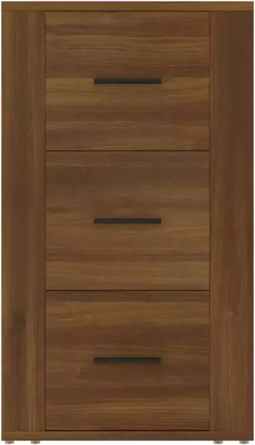 VidaXL -Dressoir-40x33x70-cm-bewerkt-hout-bruineikenkleurig - Foto 5