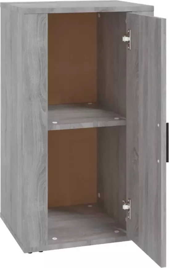 VidaXL -Dressoir-40x33x70-cm-bewerkt-hout-grijs-sonoma-eikenkleurig - Foto 4