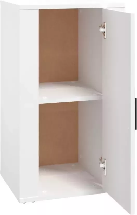 VidaXL -Dressoir-40x33x70-cm-bewerkt-hout-wit - Foto 4