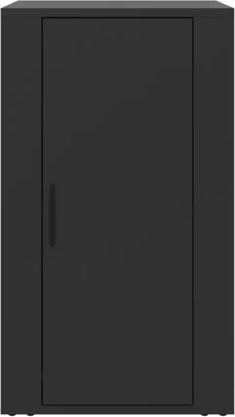 VidaXL -Dressoir-40x33x70-cm-bewerkt-hout-zwart - Foto 4