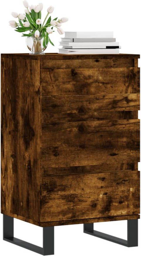 VidaXL -Dressoir-40x35x70-cm-bewerkt-hout-gerookt-eikenkleurig - Foto 5