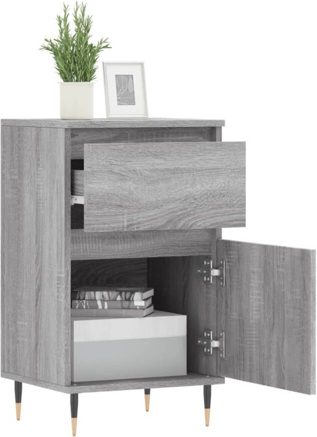 VidaXL -Dressoir-40x35x70-cm-bewerkt-hout-grijs-sonoma - Foto 9