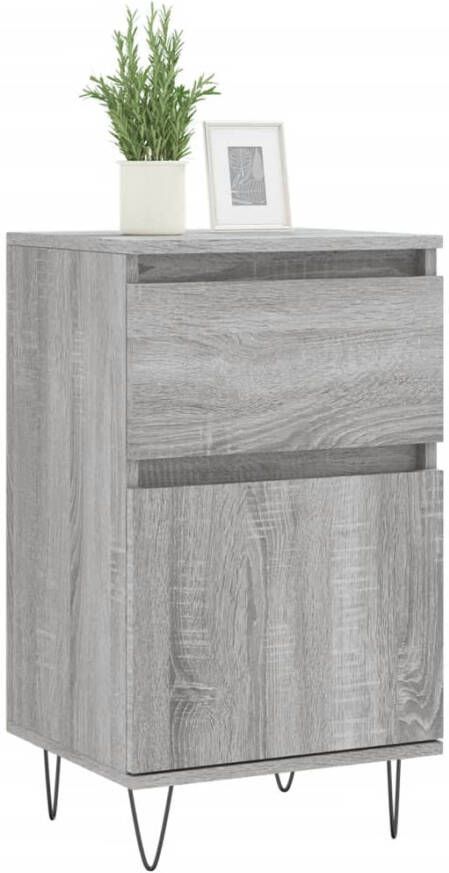 VidaXL -Dressoir-40x35x70-cm-bewerkt-hout-grijs-sonoma - Foto 11