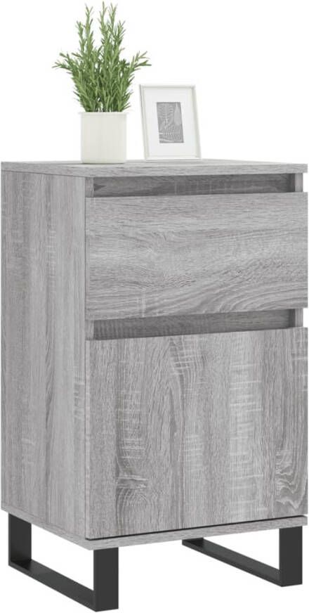 VidaXL -Dressoir-40x35x70-cm-bewerkt-hout-grijs-sonoma - Foto 12