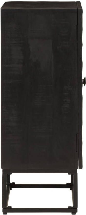 VidaXL -Dressoir-55x30x76-cm-massief-mangohout-en-ijzer-zwart - Foto 12