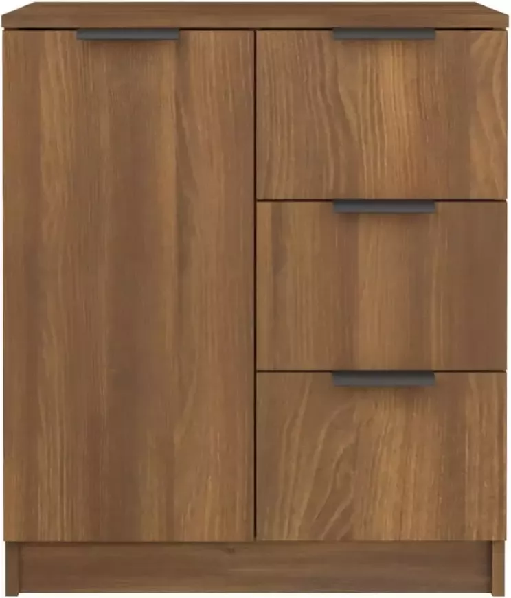 VidaXL -Dressoir-60x30x70-cm-bewerkt-hout-bruineikenkleurig - Foto 4