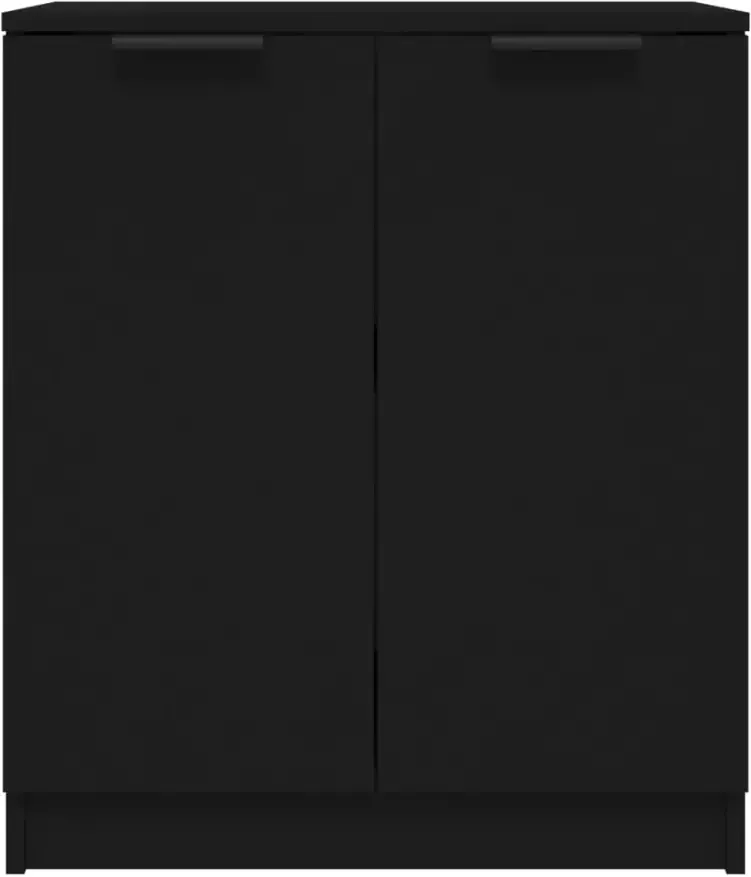 VidaXL -Dressoir-60x30x70-cm-bewerkt-hout-zwart - Foto 4