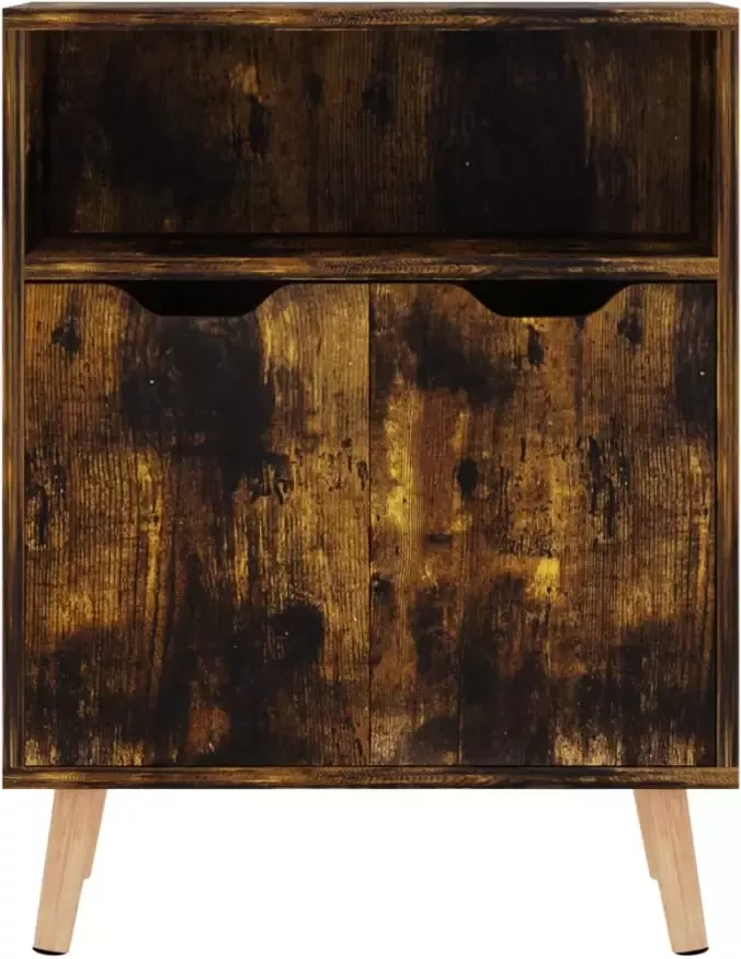 VidaXL -Dressoir-60x30x72-cm-bewerkt-hout-gerookt-eikenkleurig - Foto 5