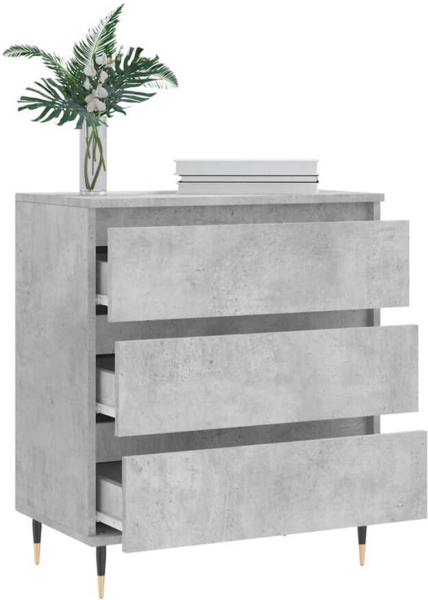 VidaXL -Dressoir-60x35x70-cm-bewerkt-hout-betongrijs - Foto 8