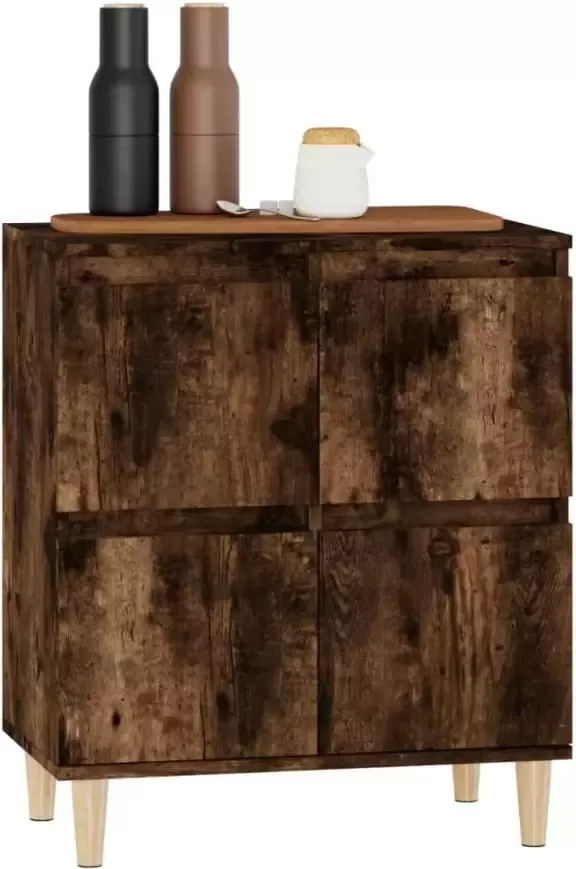 VidaXL -Dressoir-60x35x70-cm-bewerkt-hout-gerookt-eikenkleurig - Foto 4