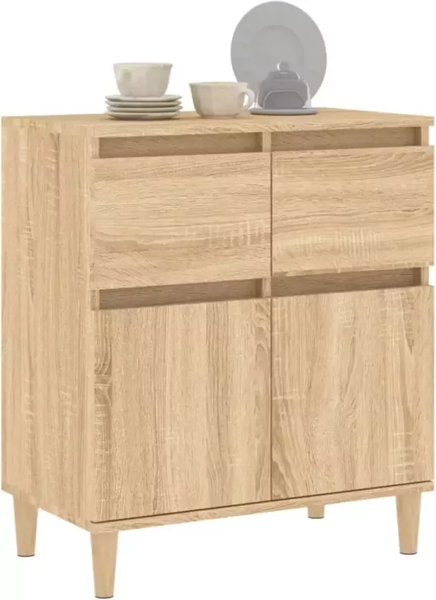 VidaXL -Dressoir-60x35x70-cm-bewerkt-hout-sonoma-eikenkleurig - Foto 3