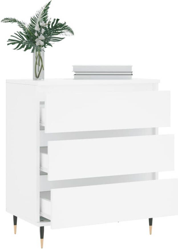VidaXL -Dressoir-60x35x70-cm-bewerkt-hout-wit - Foto 9