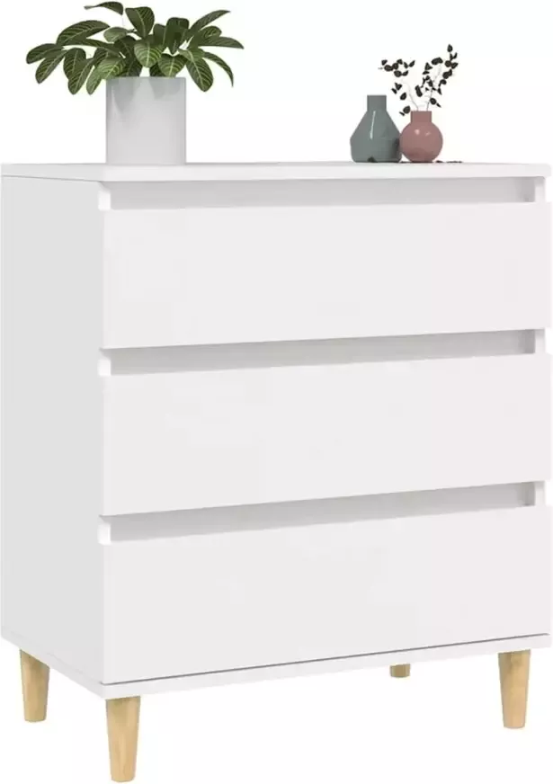 VidaXL -Dressoir-60x35x70-cm-bewerkt-hout-wit - Foto 4