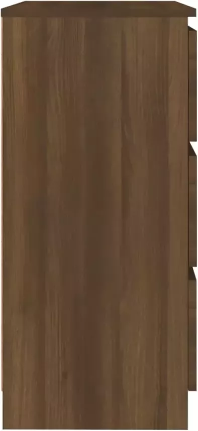 VidaXL -Dressoir-60x35x76-cm-bewerkt-hout-bruineikenkleurig - Foto 4