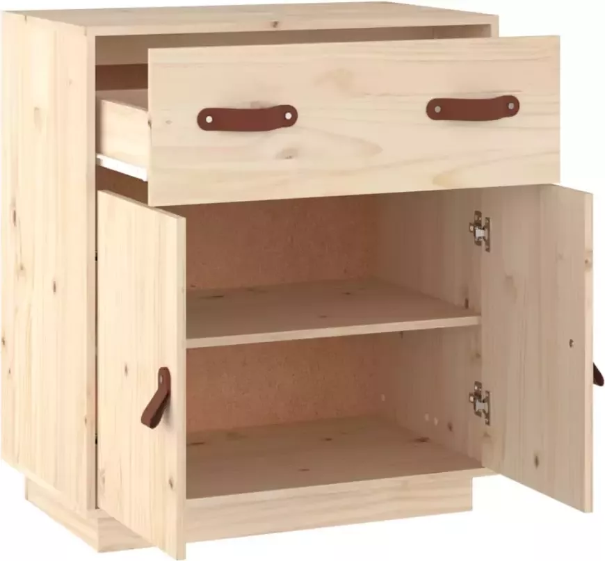 VidaXL -Dressoir-65 5x40x75-cm-massief-grenenhout - Foto 3