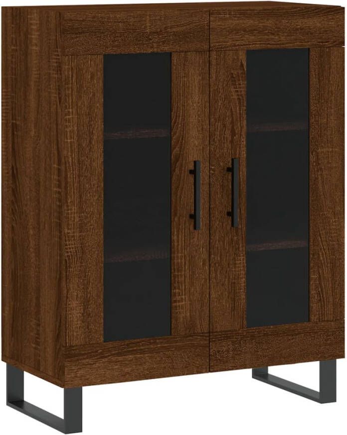 VidaXL -Dressoir-69 5x34x90-cm-bewerkt-hout-bruineikenkleurig - Foto 8