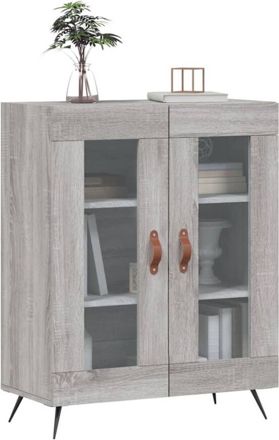 Prolenta Premium INFIORI Dressoir 69 5x34x90 cm bewerkt hout grijs sonoma eikenkleurig - Foto 7