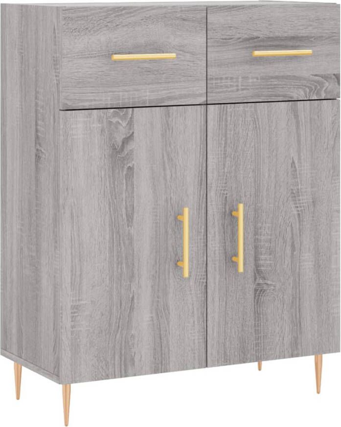 Prolenta Premium INFIORI Dressoir 69 5x34x90 cm bewerkt hout grijs sonoma eikenkleurig - Foto 9