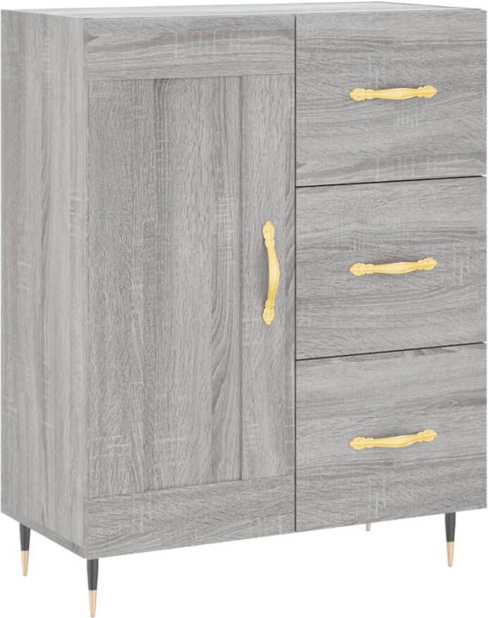 VidaXL -Dressoir-69 5x34x90-cm-bewerkt-hout-grijs-sonoma-eikenkleurig - Foto 10