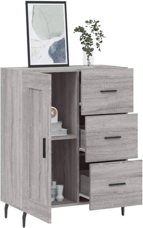 VidaXL -Dressoir-69 5x34x90-cm-bewerkt-hout-grijs-sonoma-eikenkleurig - Foto 5