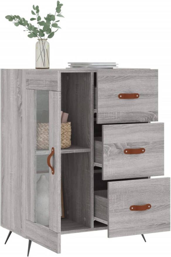 VidaXL -Dressoir-69 5x34x90-cm-bewerkt-hout-grijs-sonoma-eikenkleurig - Foto 10