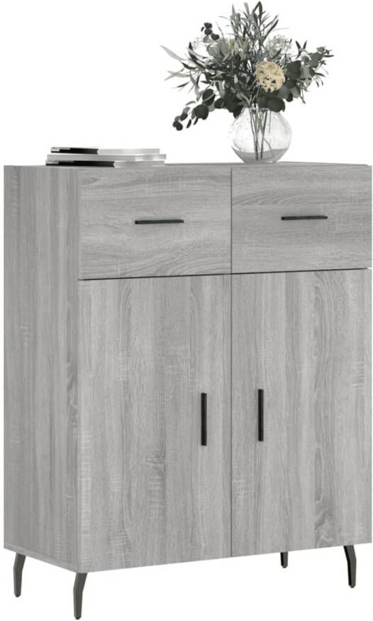 Prolenta Premium INFIORI Dressoir 69 5x34x90 cm bewerkt hout grijs sonoma eikenkleurig - Foto 14