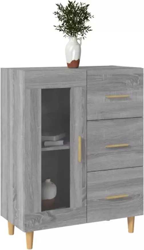 VidaXL -Dressoir-69 5x34x90-cm-bewerkt-hout-grijs-sonoma-eikenkleurig - Foto 5