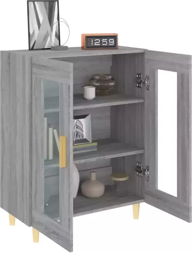 VidaXL -Dressoir-69 5x34x90-cm-bewerkt-hout-grijs-sonoma-eikenkleurig - Foto 3