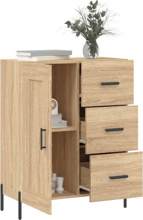 VidaXL -Dressoir-69 5x34x90-cm-bewerkt-hout-sonoma-eikenkleurig - Foto 5