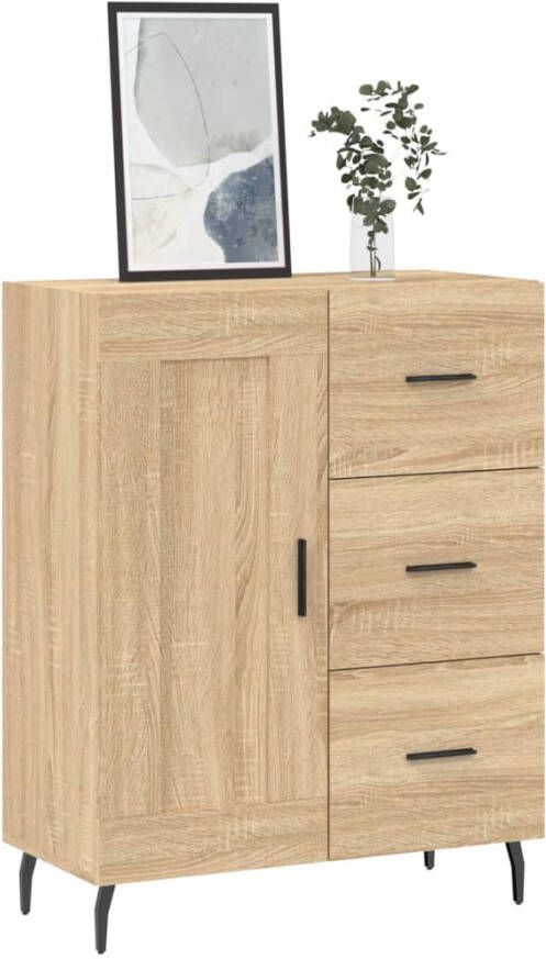 VidaXL -Dressoir-69 5x34x90-cm-bewerkt-hout-sonoma-eikenkleurig - Foto 6