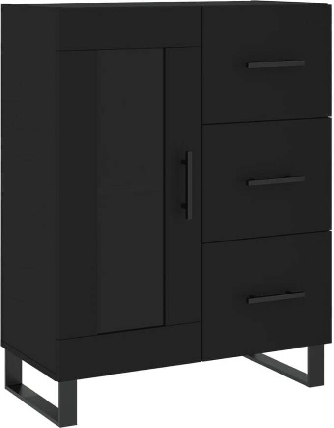 VidaXL -Dressoir-69 5x34x90-cm-bewerkt-hout-zwart - Foto 9