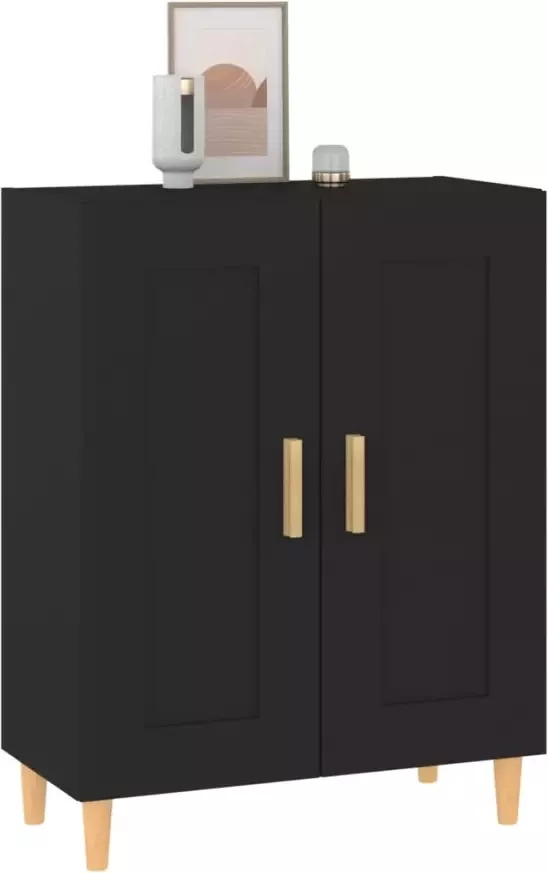 VidaXL -Dressoir-69 5x34x90-cm-bewerkt-hout-zwart - Foto 5