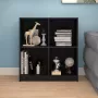 VIDAXL Dressoir 70x33x76 cm massief grenenhout zwart - Thumbnail 3