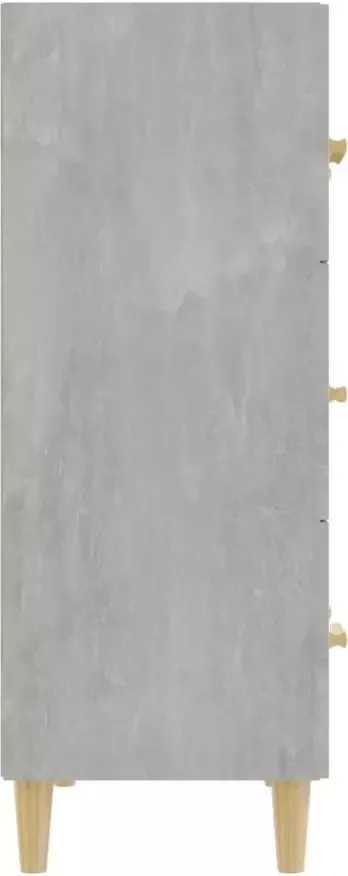 VidaXL -Dressoir-70x34x90-cm-bewerkt-hout-betongrijs - Foto 3