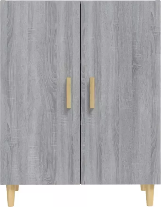 VidaXL -Dressoir-70x34x90-cm-bewerkt-hout-grijs-sonoma-eikenkleurig - Foto 4