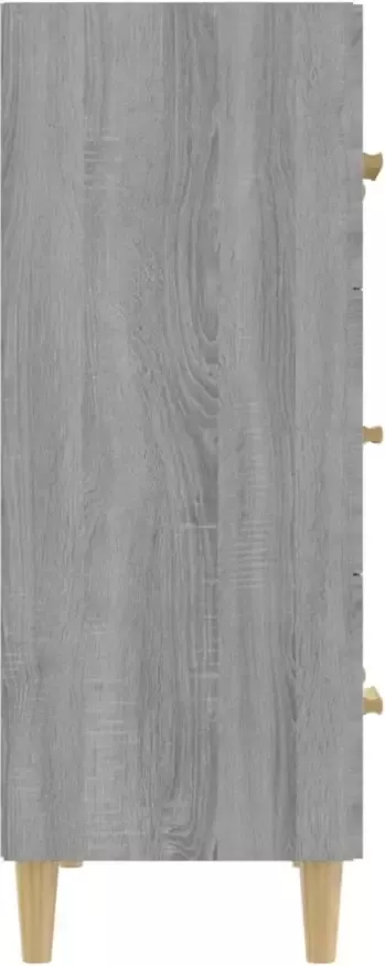 VidaXL -Dressoir-70x34x90-cm-bewerkt-hout-grijs-sonoma-eikenkleurig - Foto 3