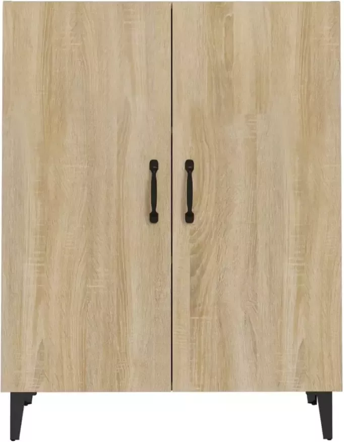 VidaXL -Dressoir-70x34x90-cm-bewerkt-hout-sonoma-eikenkleurig - Foto 4