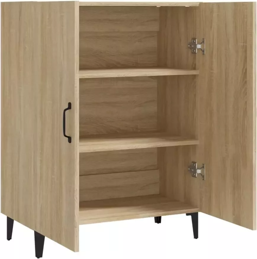 VidaXL -Dressoir-70x34x90-cm-bewerkt-hout-sonoma-eikenkleurig - Foto 2