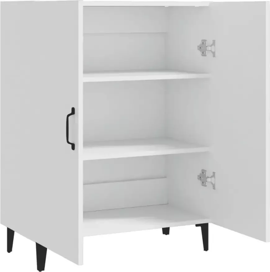 VidaXL -Dressoir-70x34x90-cm-bewerkt-hout-wit - Foto 3