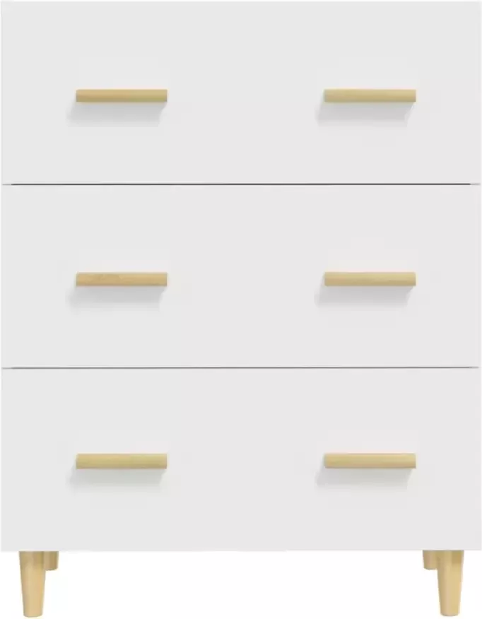 VidaXL -Dressoir-70x34x90-cm-bewerkt-hout-wit - Foto 4