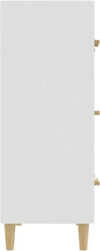 VidaXL -Dressoir-70x34x90-cm-bewerkt-hout-wit - Foto 3
