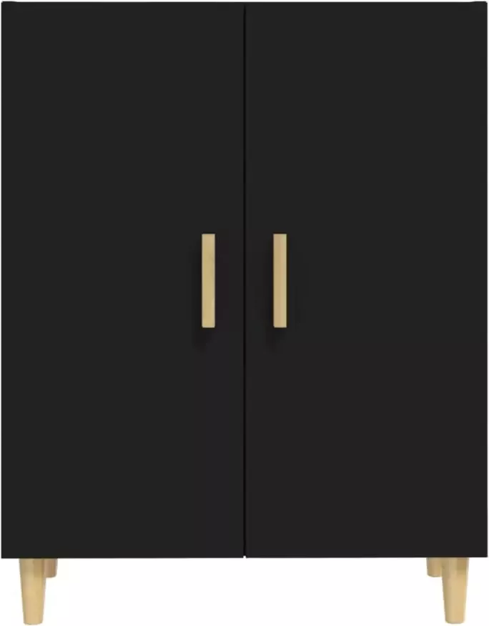 VidaXL -Dressoir-70x34x90-cm-bewerkt-hout-zwart - Foto 4