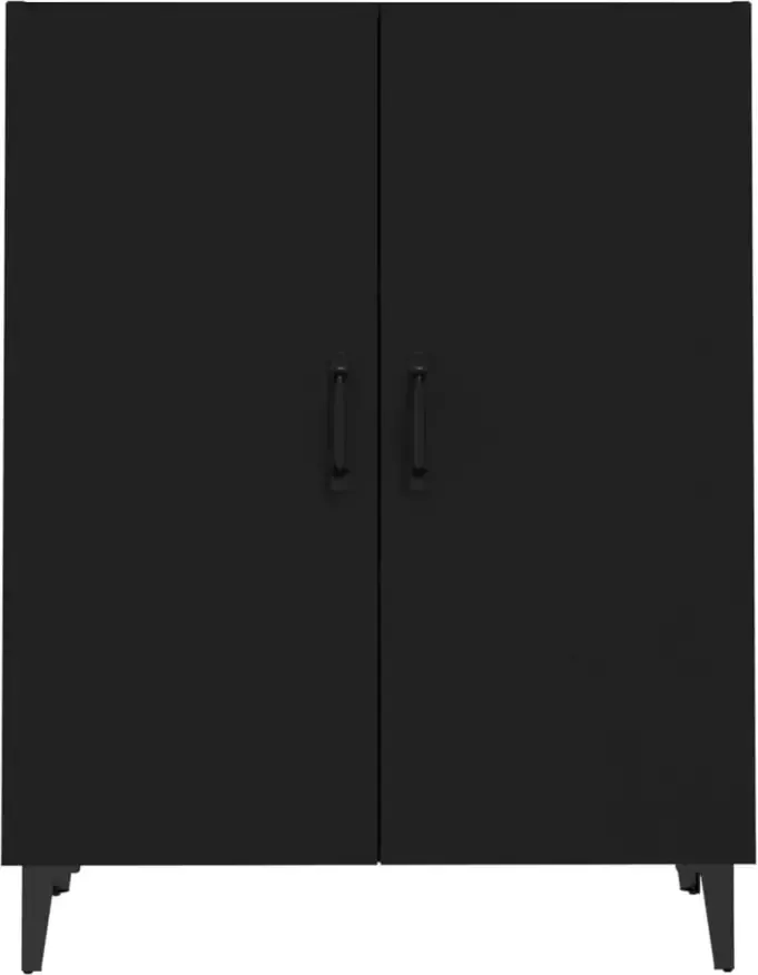 VidaXL -Dressoir-70x34x90-cm-bewerkt-hout-zwart - Foto 4