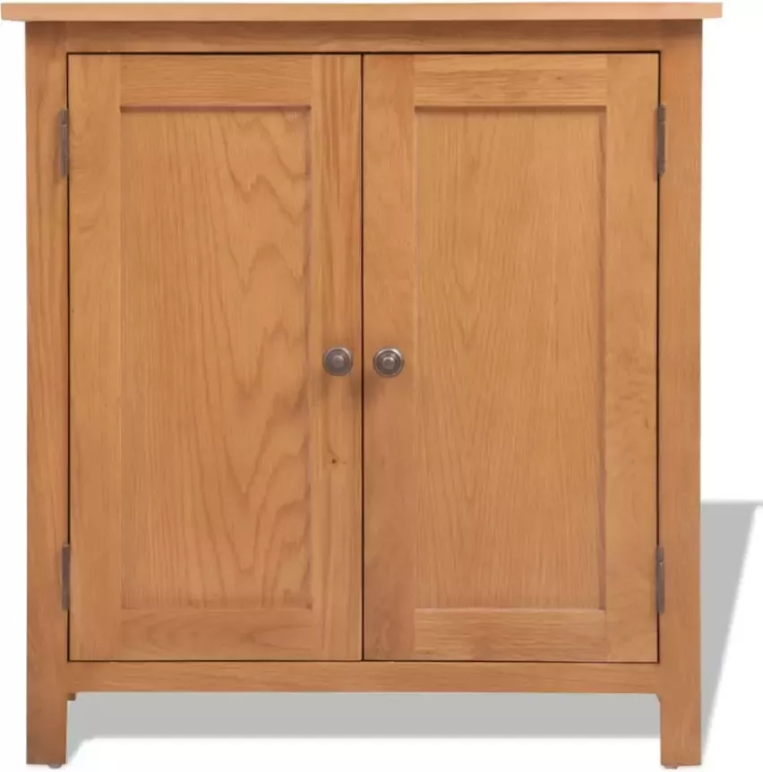 VidaXL -Dressoir-70x35x75-cm-massief-eikenhout - Foto 4